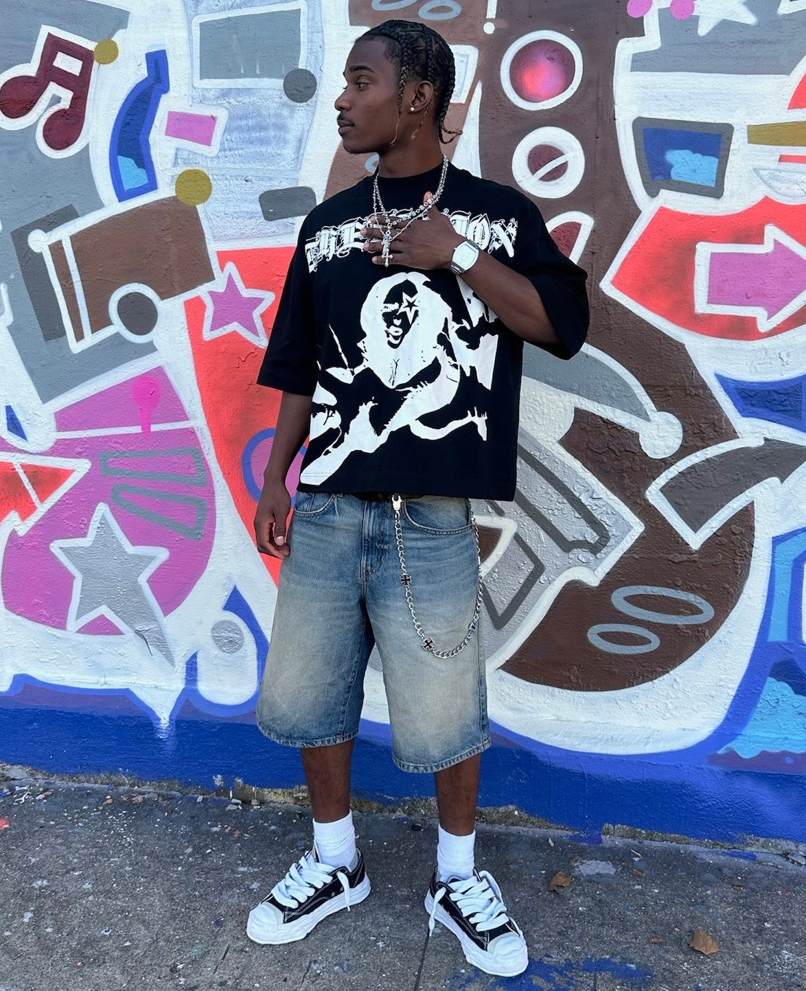 Black "Keep it Real" T-shirt